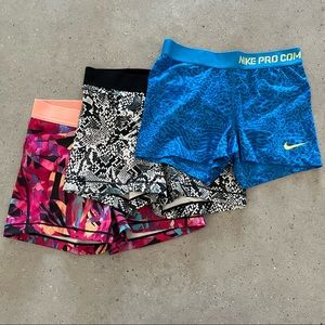 Nike Pro shorts, size M